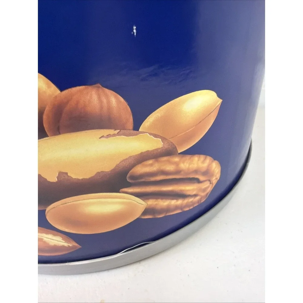 Planters Mr. Peanut Store Display Cocktail Peanuts Cardboard Can VTG 15